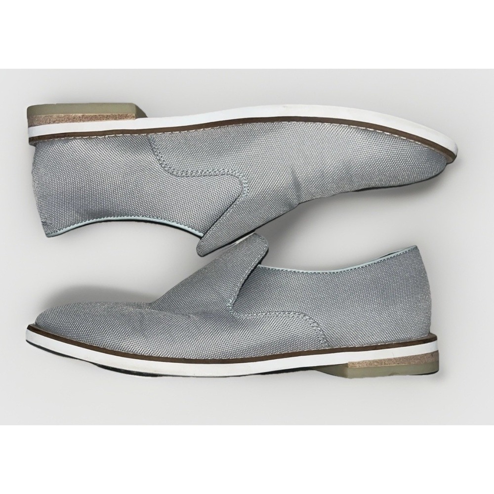 Calvin Klein Alfie Men's Gray Ballistic Loafer Dress Shoes Sz 8.5‎ - Picture 8 of 14